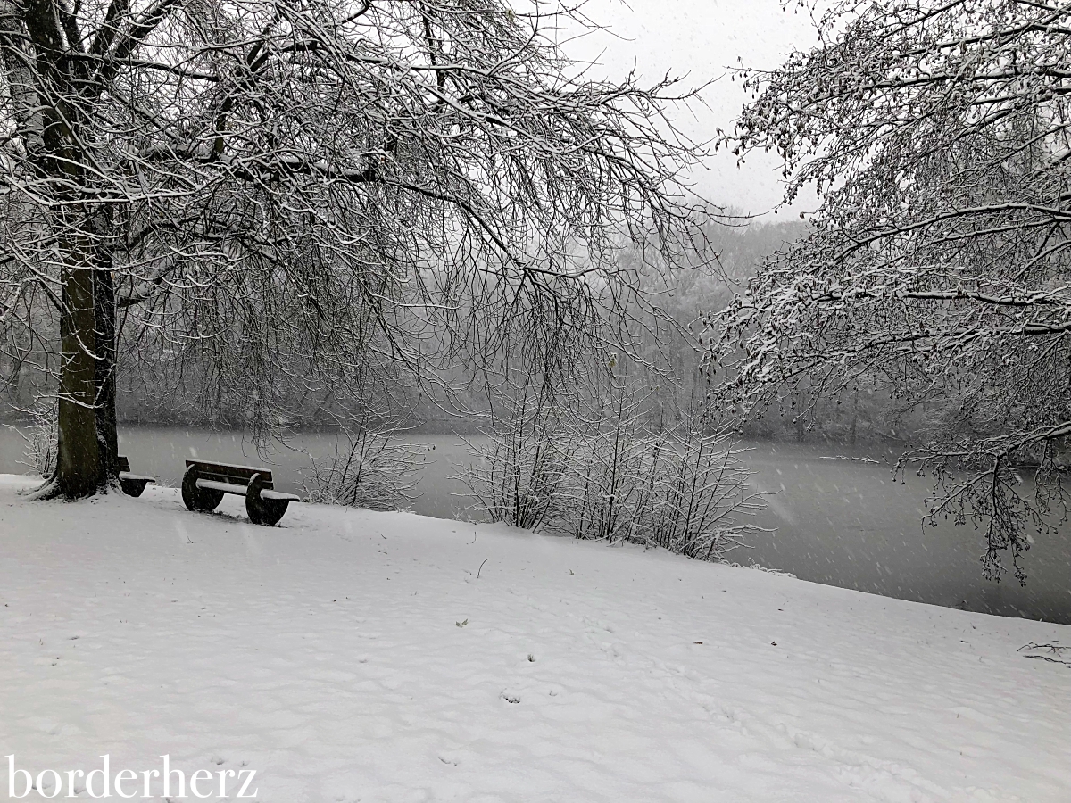 Revierpark Vonderort im Schnee