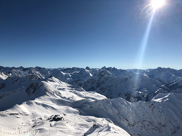 Das Nebelhorn - Gipfel so weit das Auge reicht - Borderherz® Outdoorblog