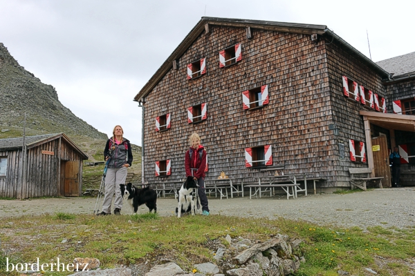 Glorerhütte mit Hund