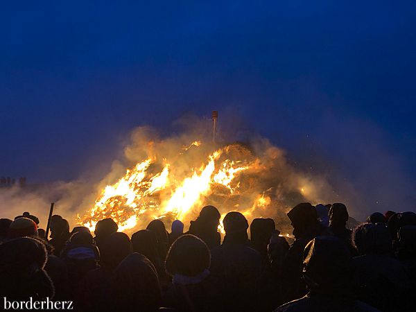 Biike brennen auf Sylt