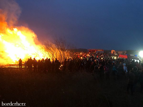 Biike brennen auf Sylt