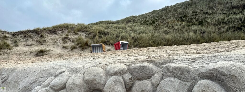 strandkörbe rotes kliff kampen