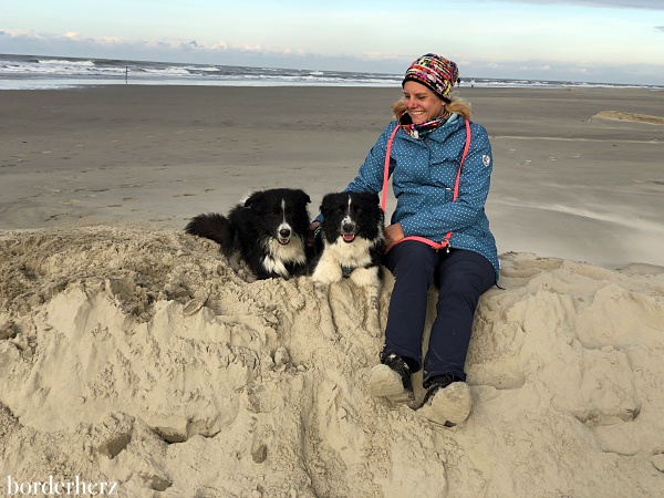 Borkum mit Hund