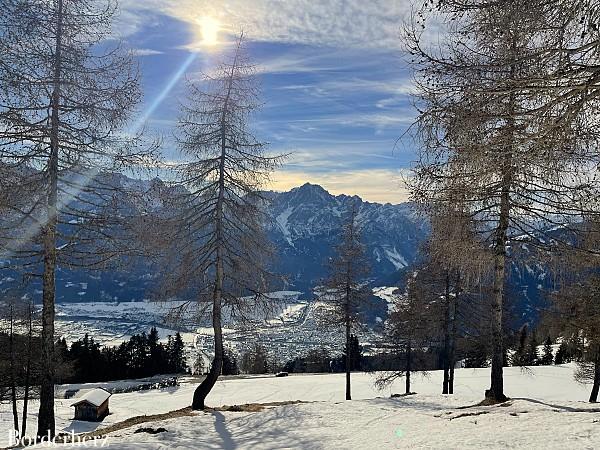 Schneeschuhwanderung mit Hund