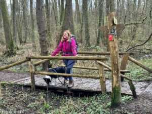 neanderland steig mit hund