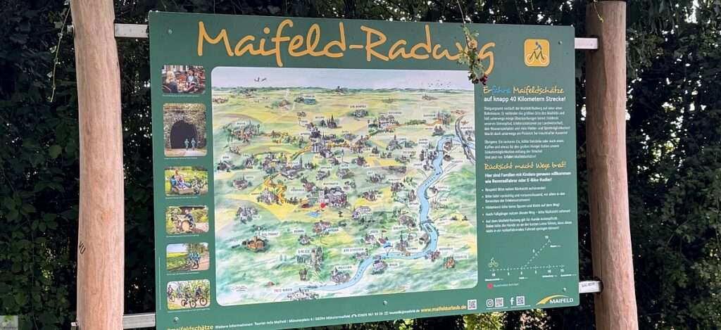 Aktiv unterwegs an der Moselschiefer-Straße - Wandern und Radfahren 39 Moselschiefer-Straße wandern und radfahren Mosel Eifel Maifeld-Radweg