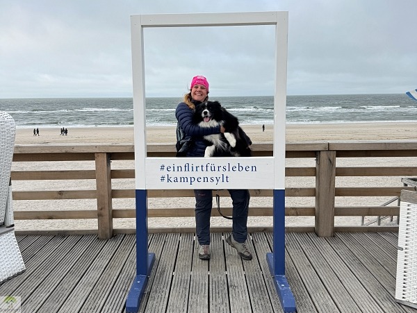 Top 4 Wanderungen auf Sylt - meine Lieblingstouren auf der Insel 32 Rotes Kilff Kampen Kliffweg Bilderrahmen Kampen