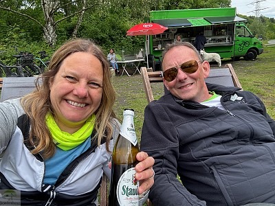 Radfahren mit Hund im radrevier.ruhr | Tourentipps & Thule Hundeanhänger Test 15 trassen kiosk essen