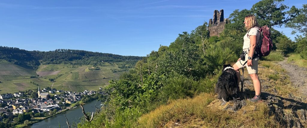 Moselsteig mit Hund: Fünf Wandertage rund um Wolf an der Mosel 2 Moselsteig Seitensprung Kluckertspfad mit Hund