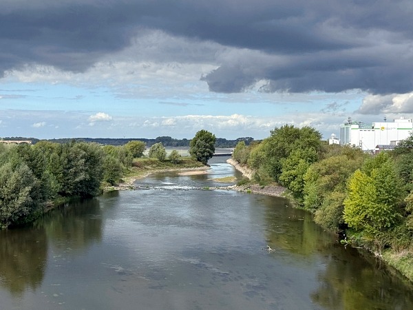 Römer-Lippe-Route: Meine Tipps für eine abwechslungsreiche Radreise durch NRW von Detmold nach Xanten 67 Lippemündung Rhein bei Wesel