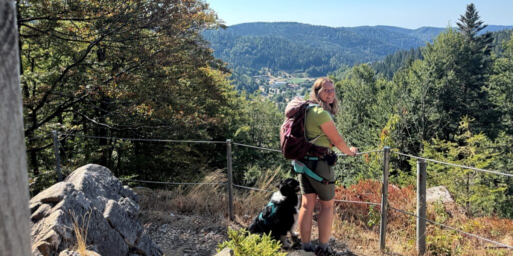 Todtmoos Scheibenfelsen wandern mit Hund