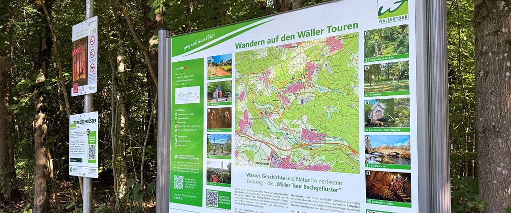 Wandern im Westerwald
Wäller Touren Infotafel